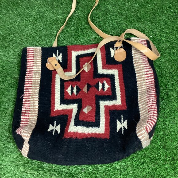 Saddle Blanket Wool Tote Bag - Picture 8 of 12